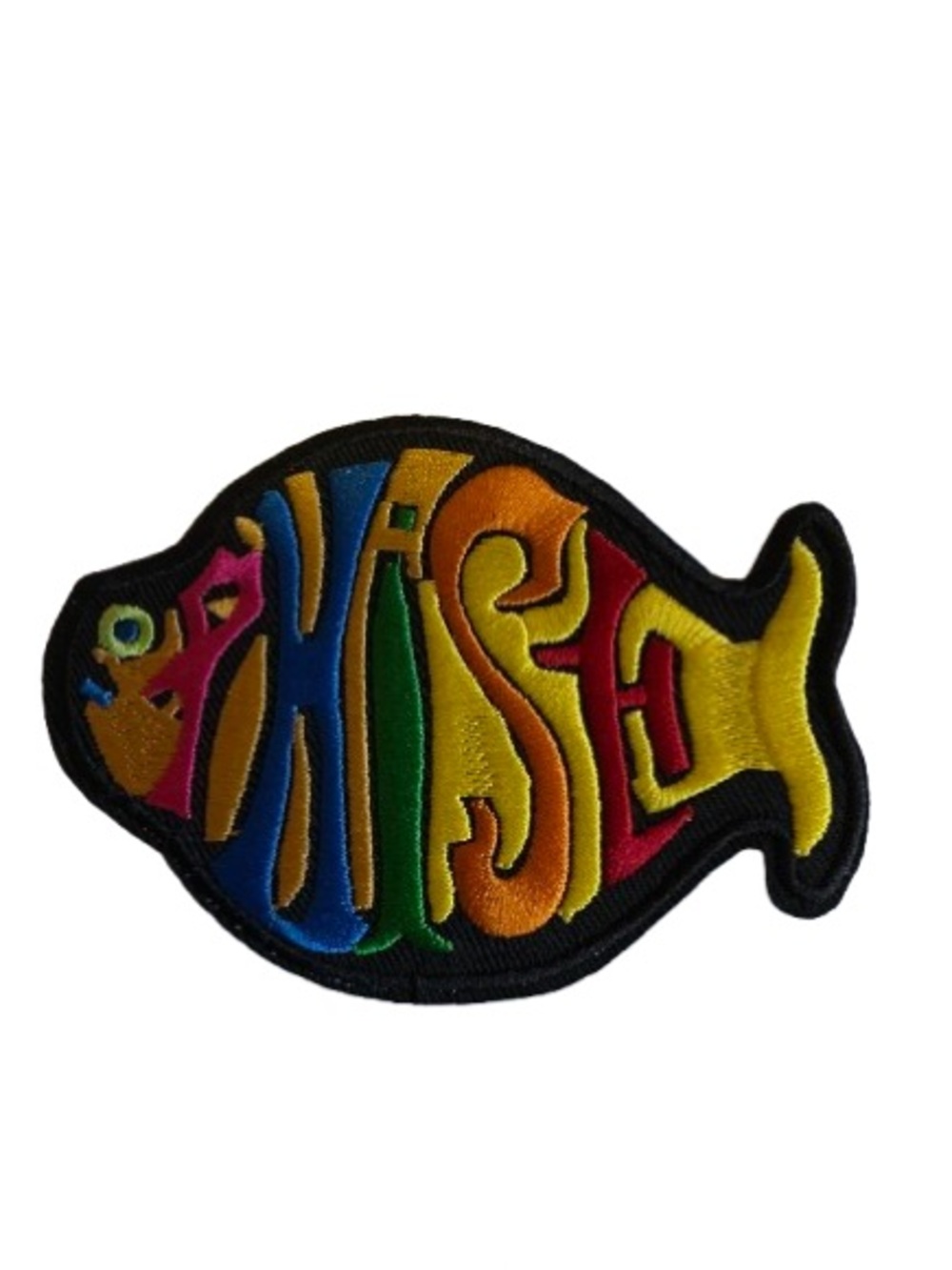 Phish Fish Embroidered Patch Psychedelic Jam Band Rainbow patch